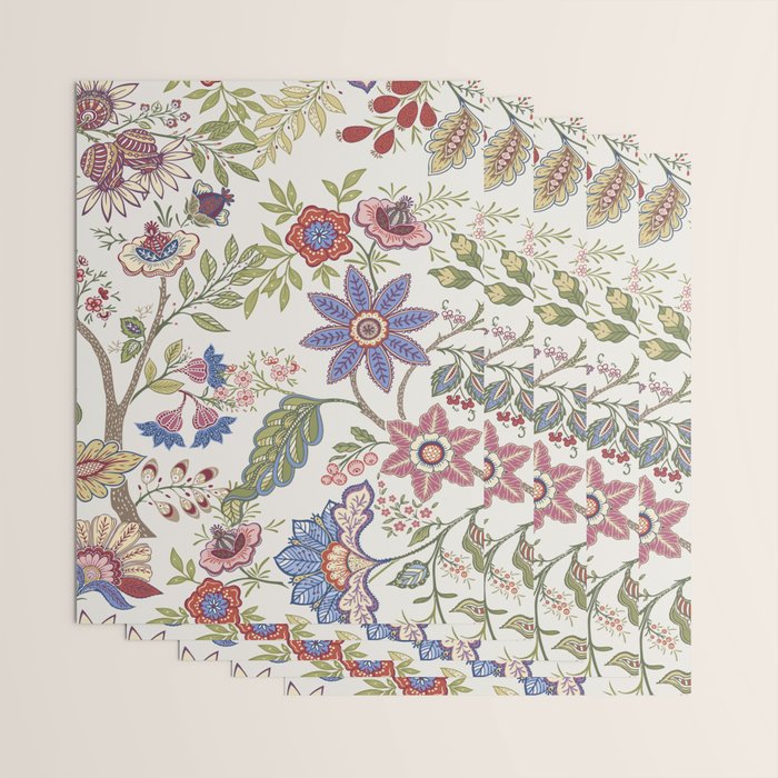 Oriental Chinoiserie Garden  Wrapping Paper Gallery Image 3