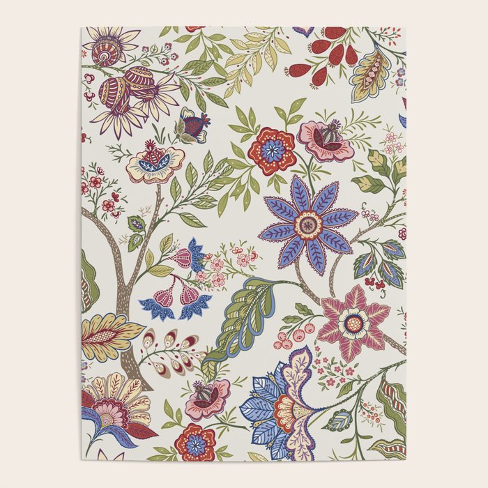 Oriental Chinoiserie Garden  Poster Gallery Image 4