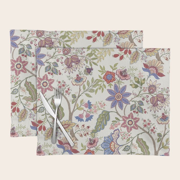 Oriental Chinoiserie Garden  Placemat Gallery Image 1