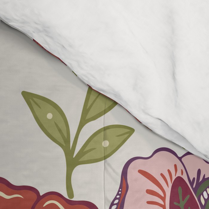 Oriental Chinoiserie Garden  Comforter Gallery Image 4