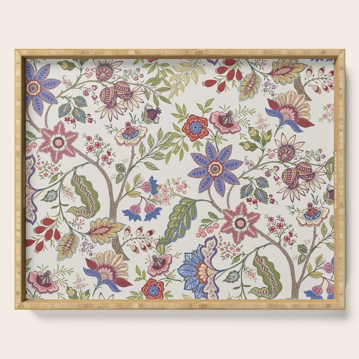Oriental Chinoiserie Garden  Serving Tray Gallery Image 1