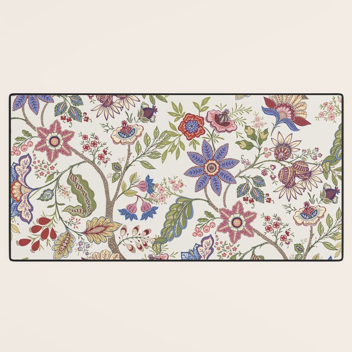 Oriental Chinoiserie Garden  Desk Mat Gallery Image 3