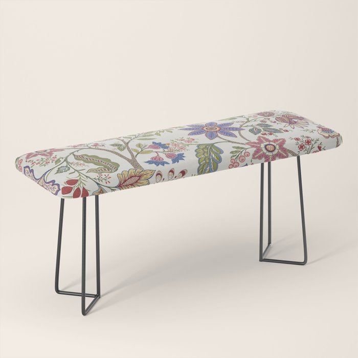 Oriental Chinoiserie Garden  Bench Gallery Image 1