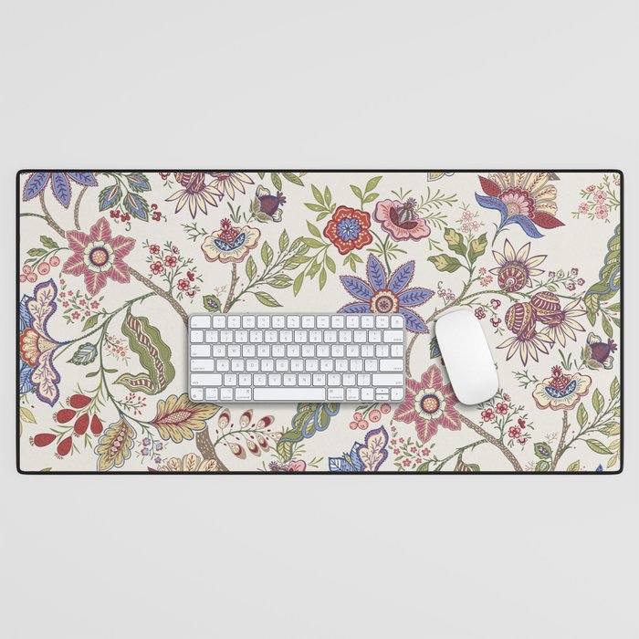 Oriental Chinoiserie Garden  Desk Mat Gallery Image 1