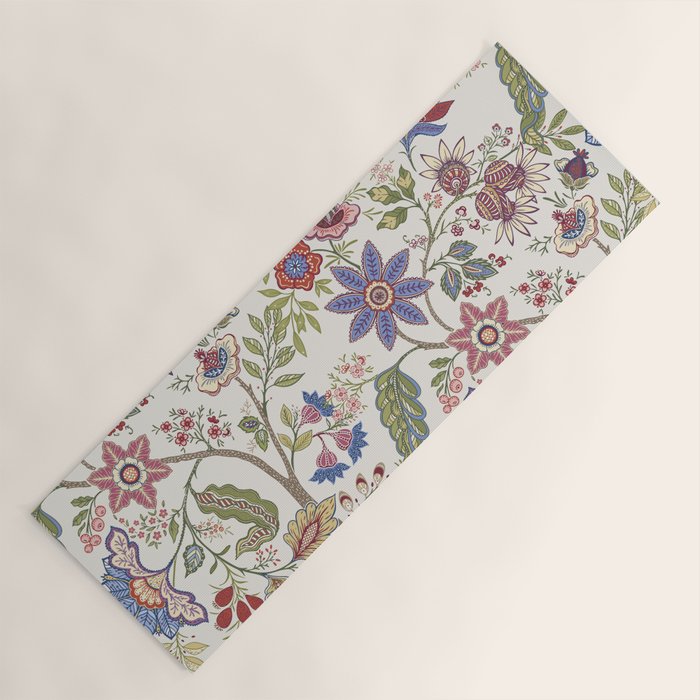 Oriental Chinoiserie Garden  Yoga Mat Gallery Image 1