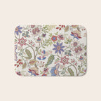 Oriental Chinoiserie Garden  Bath Mat Gallery Image 1