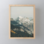 Rocky Mountain Fog - Landscape Photography Art Print, Nature Mini Art Print Gallery Image 1