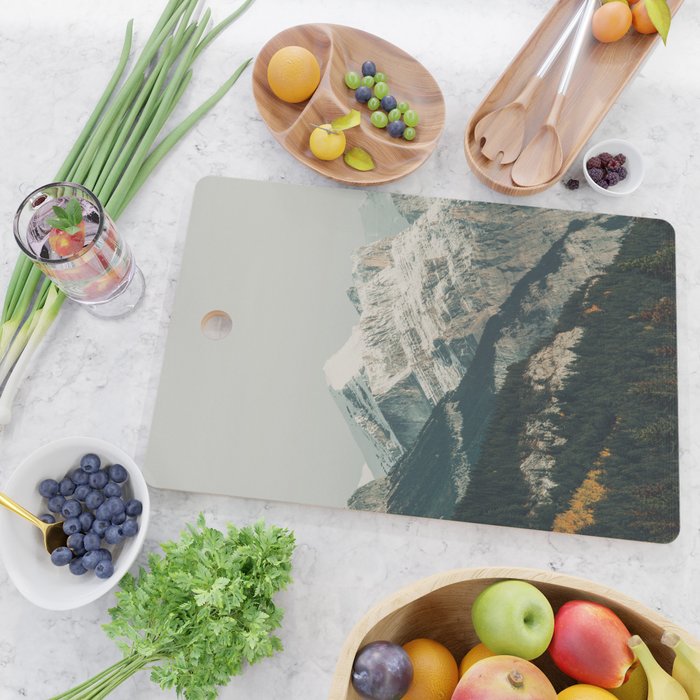 Rocky Mountain Fog - Landscape Photography Art Print, Nature Cutting Board Gallery Image 2