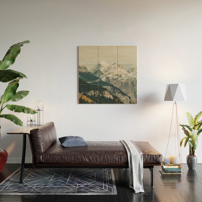 Rocky Mountain Fog - Landscape Photography Art Print, Nature Wood Wall Art Gallery Image 2