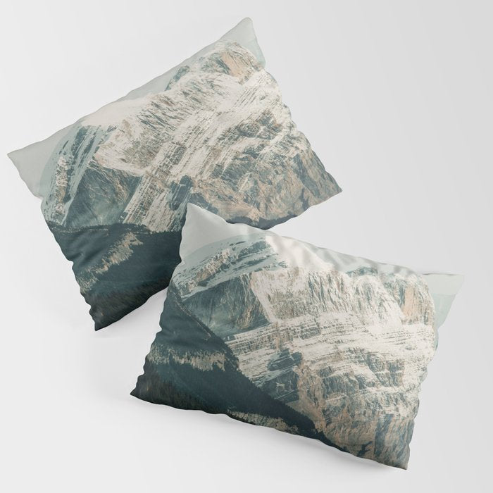 Rocky Mountain Fog - Landscape Photography Art Print, Nature Pillow Sham Gallery Image 3