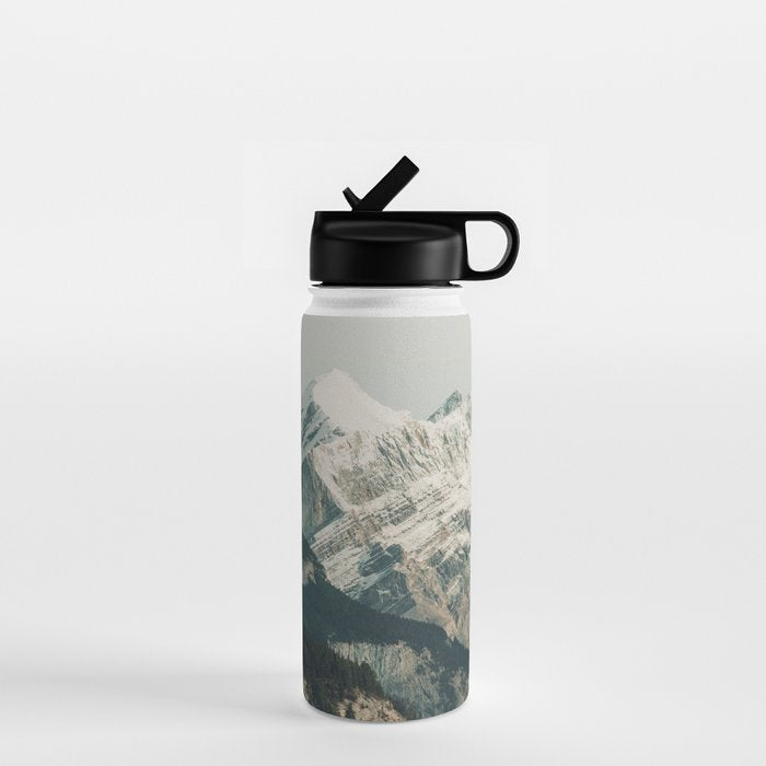 Rocky Mountain Fog - Landscape Photography Art Print, Nature Water Bottle Gallery Image 1