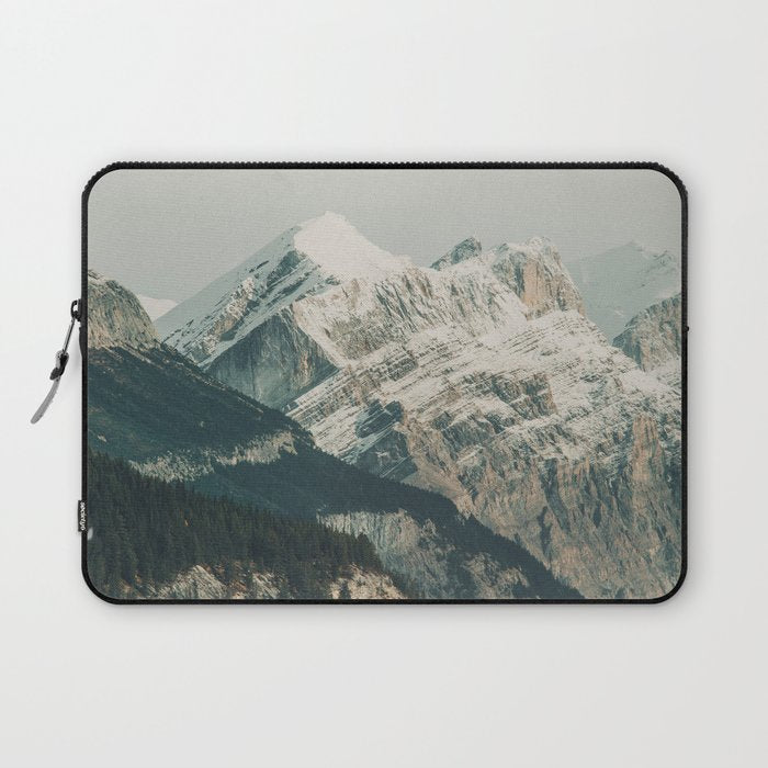 Rocky Mountain Fog - Landscape Photography Art Print, Nature Laptop Sleeve Gallery Image 1