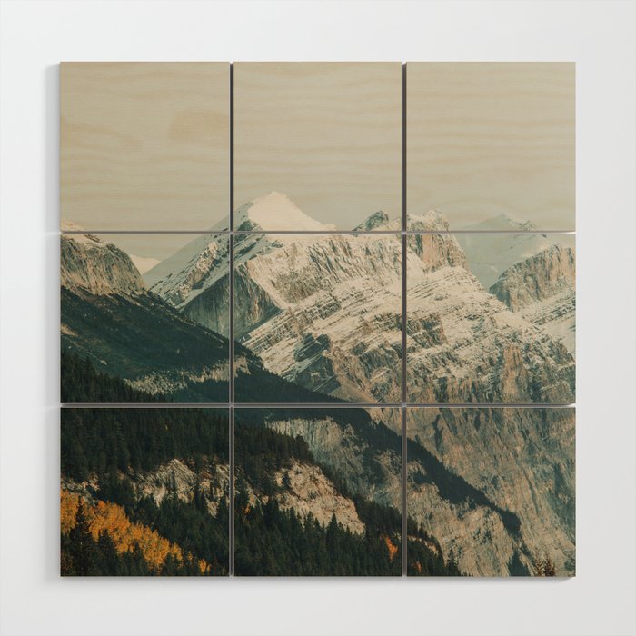 Rocky Mountain Fog - Landscape Photography Art Print, Nature Wood Wall Art Gallery Image 1