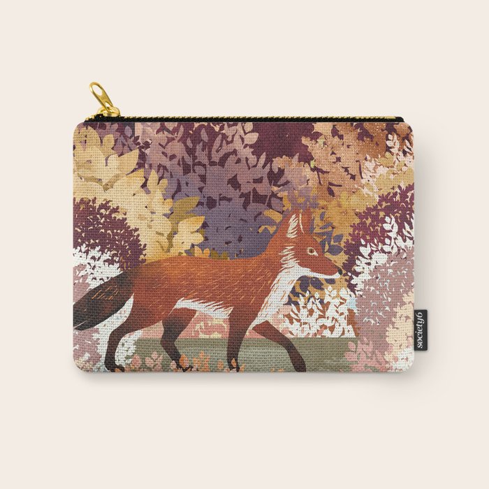 Autumn Fox Forest Carry All Pouch Gallery Image 1