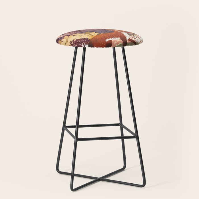 Autumn Fox Forest Stool Gallery Image 1