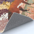 Autumn Fox Forest Rug Gallery Image 4
