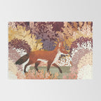 Autumn Fox Forest Rug Gallery Image 2