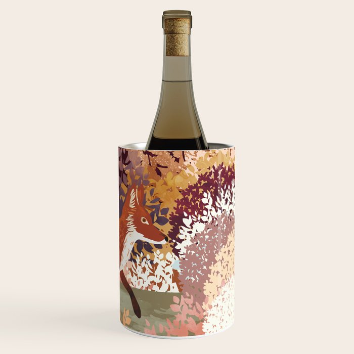 Autumn Fox Forest Wine Chiller Gallery Image 3