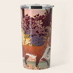 Autumn Fox Forest Travel Mug Gallery Image 1