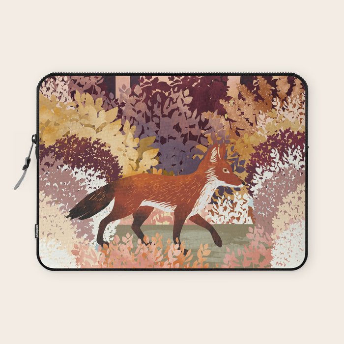 Autumn Fox Forest Laptop Sleeve Gallery Image 1
