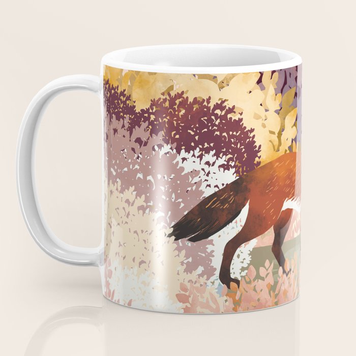 Autumn Fox Forest Coffee Mug Gallery Image 3