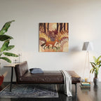 Autumn Fox Forest Wood Wall Art Gallery Image 2
