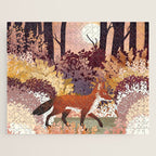 Autumn Fox Forest Jigsaw Puzzle Gallery Image 1