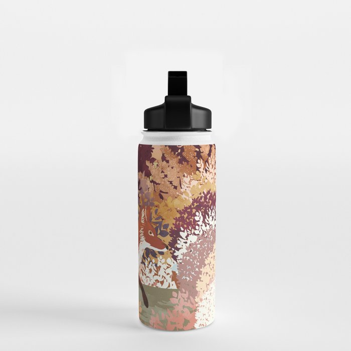 Autumn Fox Forest Water Bottle Gallery Image 2