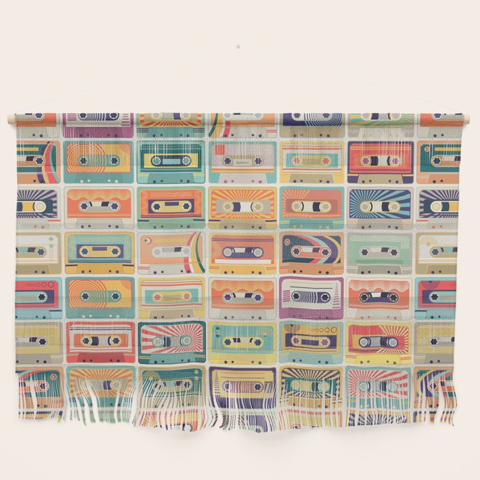 Retro 90s Mixtapes Wall Hanging Gallery Image 1