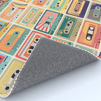 Retro 90s Mixtapes Rug Gallery Image 4