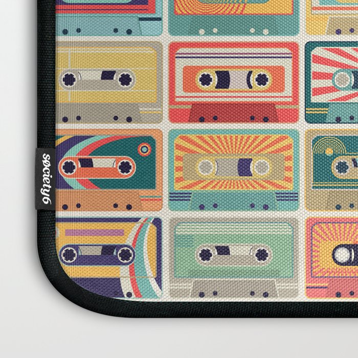 Retro 90s Mixtapes Laptop Sleeve Gallery Image 3