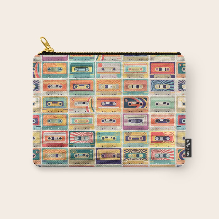 Retro 90s Mixtapes Carry All Pouch Gallery Image 1