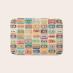 Retro 90s Mixtapes Bath Mat Gallery Image 1