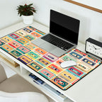 Retro 90s Mixtapes Desk Mat Gallery Image 2