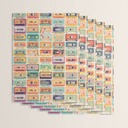 Retro 90s Mixtapes Wrapping Paper Gallery Image 3
