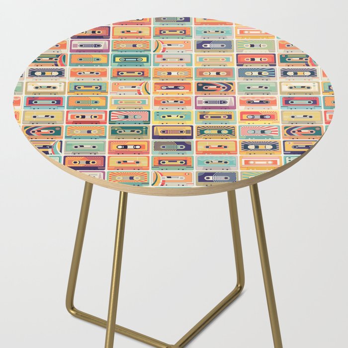 Retro 90s Mixtapes Side Table Gallery Image 2