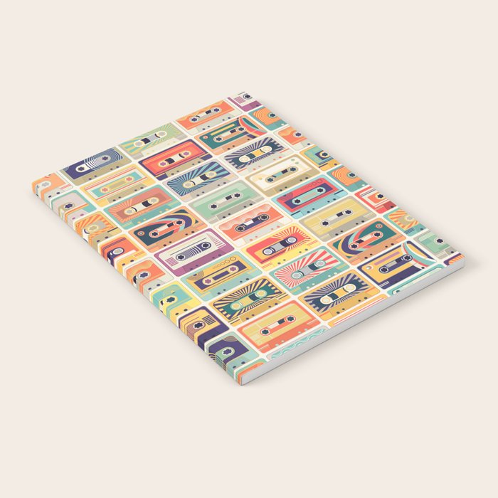 Retro 90s Mixtapes Notebook