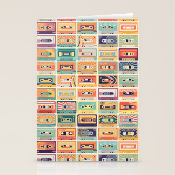 Retro 90s Mixtapes Stationery Card Gallery Image 2