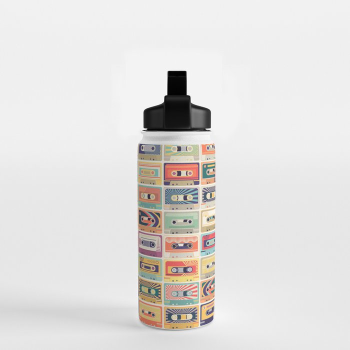Retro 90s Mixtapes Water Bottle Gallery Image 2