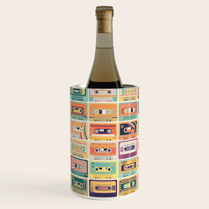 Retro 90s Mixtapes Wine Chiller Gallery Image 1