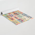 Retro 90s Mixtapes Yoga Mat Gallery Image 2