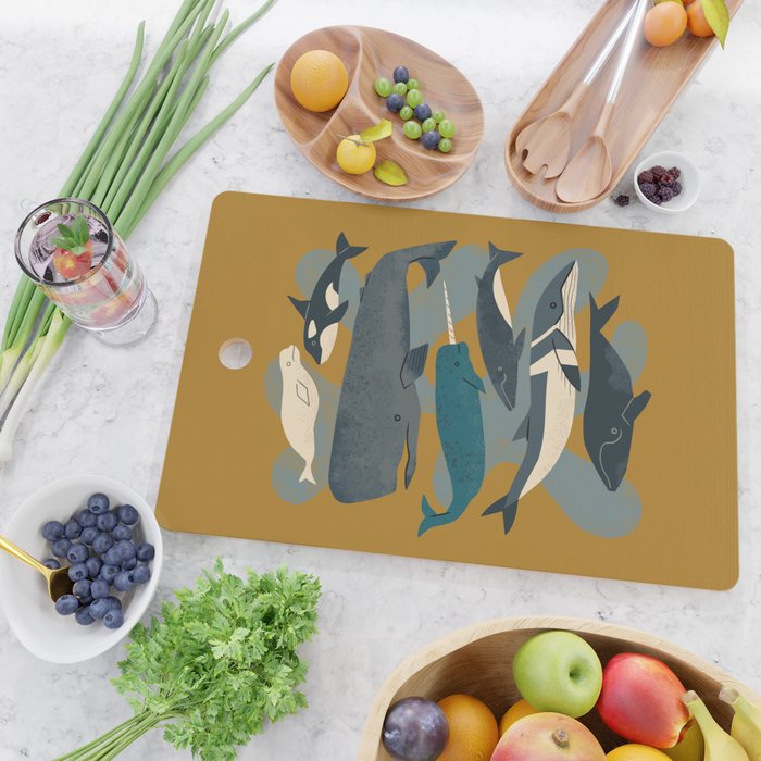 Whales Ahoy Cutting Board Gallery Image 2