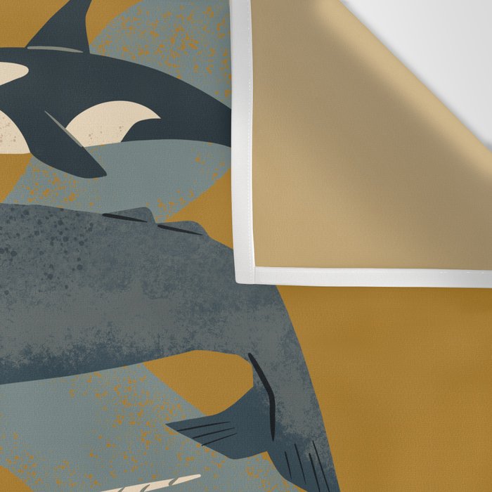 Whales Ahoy Wall Tapestry Gallery Image 3