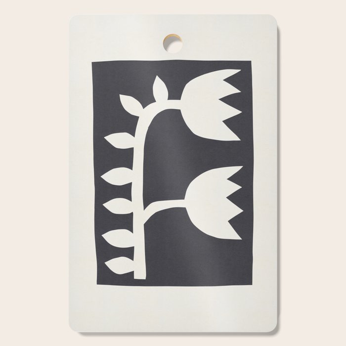 Black Tulips #2 - 4/5 Cutting Board Gallery Image 1