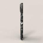 Six Skeletons Smoking vintage black and white photograph / photography poster iPhone Case Gallery Image 2