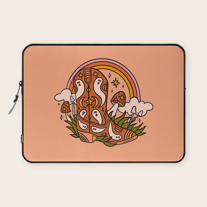 Halloween Cowboy Boots Laptop Sleeve Gallery Image 1