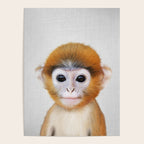 Baby Monkey - Colorful Poster Gallery Image 4