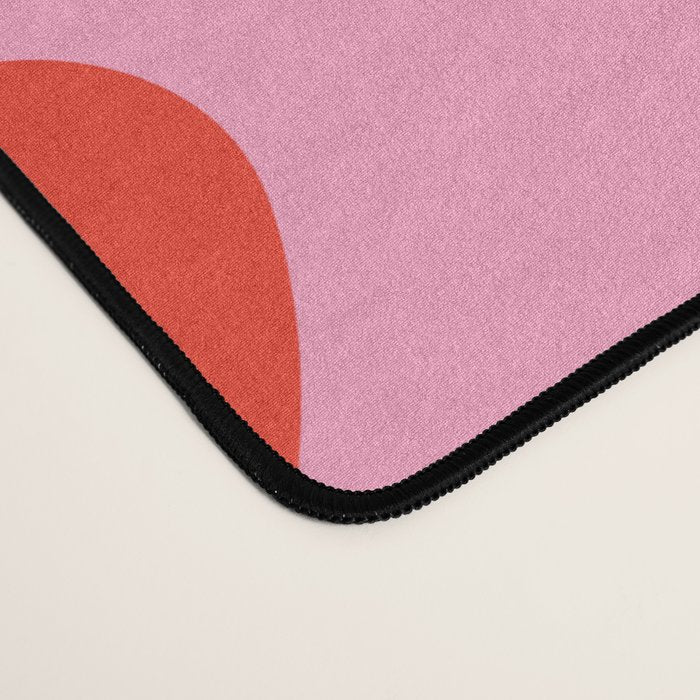 Funny retro love heart cartoon pattern Desk Mat Gallery Image 4