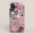 Vintage Perfume Bottles with Flowers iPhone Case Gallery Image 1