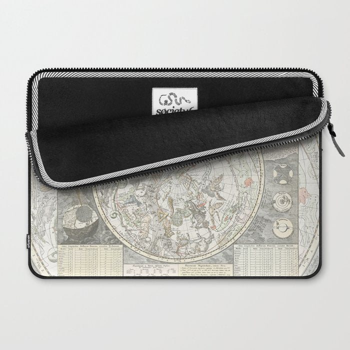 Star map of the Southern Starry Sky Laptop Sleeve Gallery Image 2